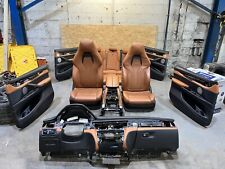 Oem 15-19 Bmw F86 F16 X6 X6m Beige Sport Seats Leather Interior Set Dash Panels
