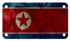 North Korea Flag Motorcycle Atv 4 X 7 License Plate Korean Patriotic Version I