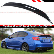 For 15-21 Subaru Wrx Sti Va1 Va2 Gloss Blk Duckbill Highkick Rear Trunk Spoiler