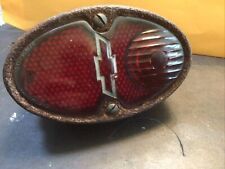 Vintage 1920s 30s Stop Taillight Lens License Plate Light Chevy Bowtie