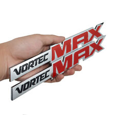 2x Vortec Max Emblem 3d Door Fender Badge Nameplate Ss Trunk Plate