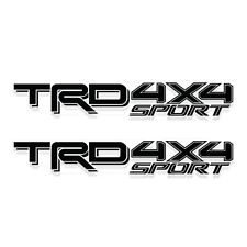 Trd 4x4 Sport Decals For Tacoma Bed 4x4 Racing Development Sticker Black