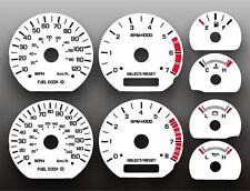 1999-2004 Ford Mustang 35th Anniversary Instrument Cluster White Face Gauges