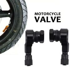 2 Pcs Tyre Valve Extension 90 Degree Angle Adaptor Motorcycle Tyre Wheel Stem