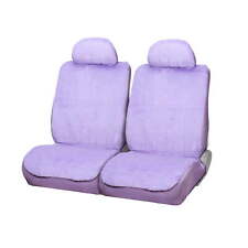 2 Piece Purple Faux-fur Seat Cover Universal Fit
