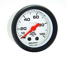 Auto Meter 5721 Phantom Mechanical Oil Pressure Gauge 2 116 0 - 100 Psi