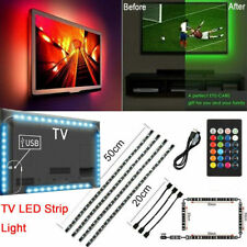 6.5ft 5v 5050 60smdm Rgb Led Strip Light Bar Tv Back Lighting Kit Usb Remote