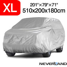 Xl Waterproof Full Car Suv Cover Rain Uv Resistant Protection Outdoor Dust Us