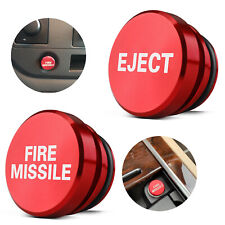 2 Car Cigarette Lighter Cover Accessories Universal Fire Missile Eject Button
