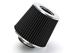 2.5 Black Performance High Flow Cold Air Intake Cone Replacement Dry Filter