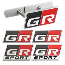 Car Sticker Gr Sport Decal Front Hood Grille Emblem Badge For Toyota Hv Rz Rc