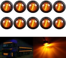 10-50pcs 34round Led Bullet Clearance Side Marker Lights For Truck Trailer Rv