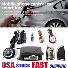 Car Engine Start Button Remote Pke Keyless Entry System For Phone App Control Us