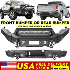 Rough Country Heavy Duty Front Rear Bumper W Leds Fits 13-2018 Dodge Ram 1500