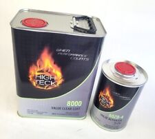High Gloss Clear Coat Gallon W Choice Of Hardener High Teck 8000 Value Clear