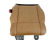 2007 To 11 Fits Jeep Wrangler Rubicon Driver Bottom Leather Cover Dk Saddle Tan
