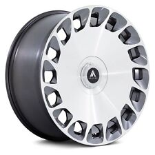 Asanti Abl-45 Aristocrat Wheels 20x9 45 5x112 72.56 Platinum Rims Set Of 4