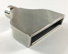 Exhaust Tip 7.75 X 2.25 Outlet 8.00 Long 2.50 Inlet Rolled Slant Rectangle St