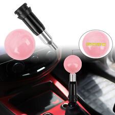 Universal Momo Pearl Pink Round Ball Automatic Car Gear Shift Knob Shifter