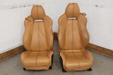 2010 Aston Martin V8 Vantage Front Pair Leather Bucket Seats Sahara Tan Oem