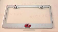 3d Toyota Camry Stainless Steel Chrome Finished License Plate Frame