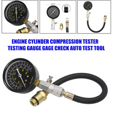 1engine Compression Tester Testing Gauge Gage Check Test Tool Kit 0 Psi-300 Psi