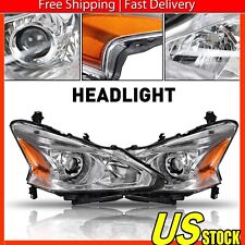For 2013-2015 Nissan Altima Pair Headlights Headlamps Passenger Driver Side