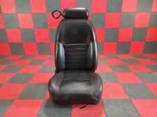 2000-2004 Ford Mustang Convertible Rh Passenger Front Seat Black Leather Manual