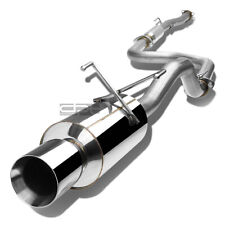Fit 92-00 Civic 2dr4dr Emejeg 4 Rolled Muffler Tip Racing Catback Exhaust