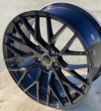 21 Gloss Black Wheels 21x9.5 5x112 30 For Audi A7 Sq5 Sq7 Sq8 S5 S6 Rims Set 4