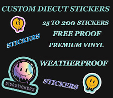 Custom Vinyl Stickers Die Cut Stickers Logo Stickers Free Proof
