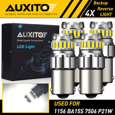 Auxito 1156 Ba15s 7506 P21w Led Turn Signal Light Drl Bulbs White Error Free Eoa