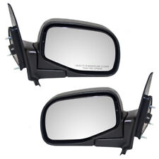 Pair Set Manual Side View Mirrors Glass Housing For Ford Ranger Mazda Pickup