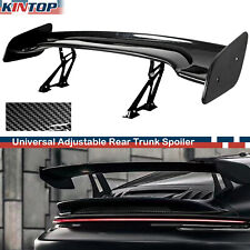 Adjustable Rear Trunk Spoiler Universal Carbon Fiber Racing Tail Wing Gt Style