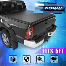 For 05-15 Toyota Tacoma 5ft Truck Bed Soft Vinyl 3-fold Waterproof Tonneau Cover