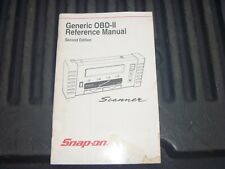 Snap-on Scanner Mt2500 Generic Obd-11 Reference Manual 2nd Ed Zmt2500-obd2