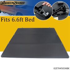 Solid Tri-fold Hard Tonneau Cover Fit For 07-13 Silverado Gmc Sierra 6.6ft Bed