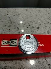 New Champion Spark Plug Nos Ct-481 Taper Gap Tool. Made In The Usa