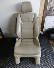 2008-2010 Honda Odyssey Lh Left Drivers Electric Leather Bucket Seats Tan Color