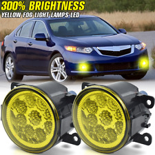 Parts Accessories 2x Bumper Led Fog Lights Driving Lamps For Acura Tsx 2011-2014