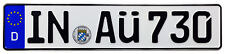 Audi Ingolstadt Front German License Plate A By Z Plates With Unique Number New