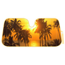 Car Windshield Sunshade Sunset Beach Front Window Sun Shade Auto Sedan Truck Suv