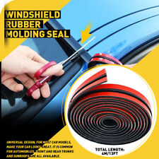 4m Car Auto Windshield Window Trim Edge Moulding Rubber Weatherstrip Seal Strip