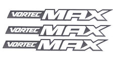 3x Oem Vortec Max Emblems Logo Badge Decal For Chevrolet Silverado Sierra White