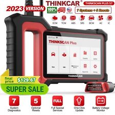 2023 Thinkscan Plus S7 Car Obd2 Scanner Auto Diagnostic Tool Abs Srs Bcm Ic Ac