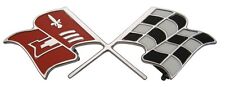 1960 60 Chevy Impala Trunk El Camino Tailgate Emblem Cross Flags 348 Flag