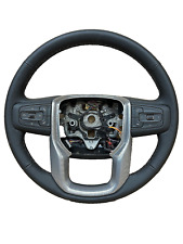 Oem Gmc Sierra 2500 3500 Hd 19-23 Steering Wheel Jet Blacksilver 85594295