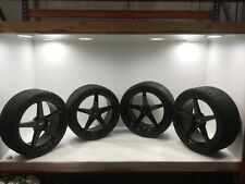 Sve Mustang Xs5 Wheel Tire Kit - 20x8.510 - Tuxedo Black - Nitto Tires 05-14