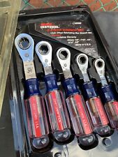Craftsman Offset Metric Mm Ratcheting Box E-z Grip Wrench Set Usa 5 Pcs Pn 43389