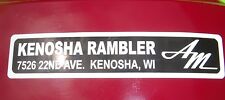 Amc Kenosha Rambler Dealership Emblem Amx Javelin Rambler Marlin Rebel Bargain